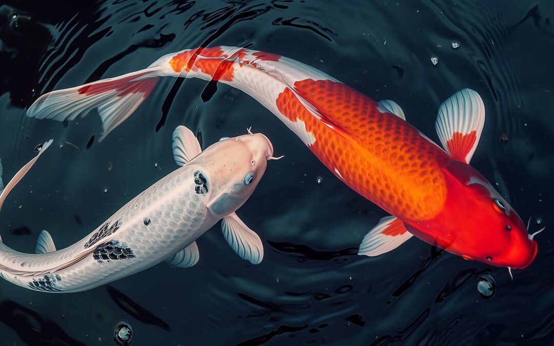 Seasonal koi maintenance